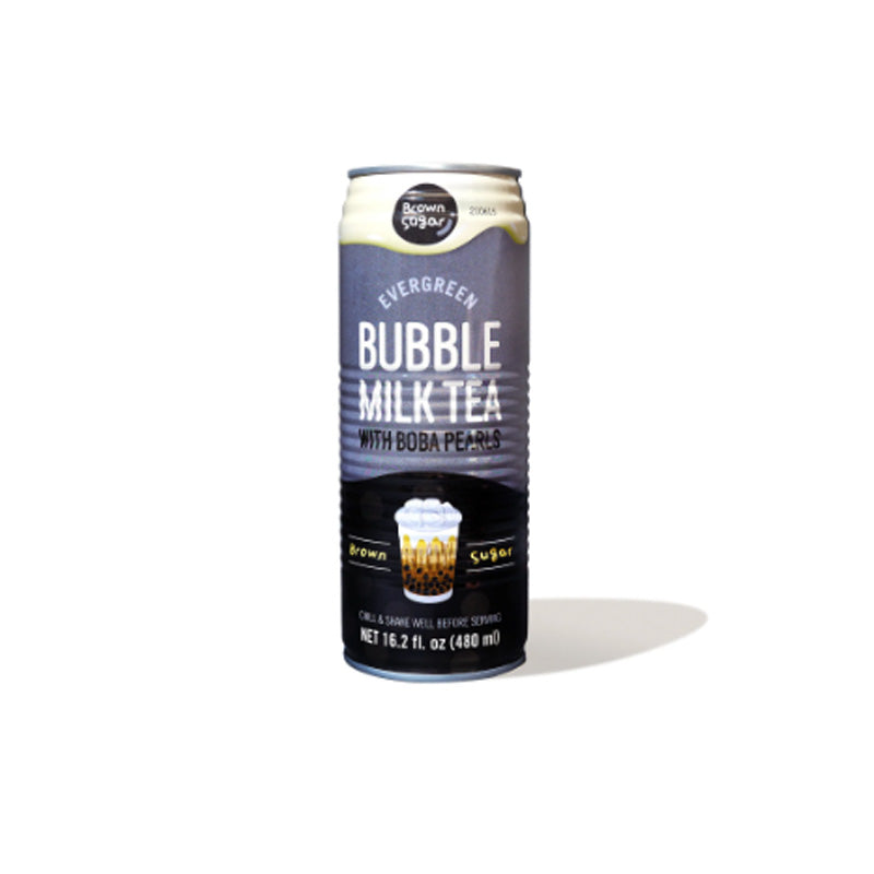 (EVERGREEN) BROWN SUGAR BUBBLE MILK TEA WITH BOBA PEARLS