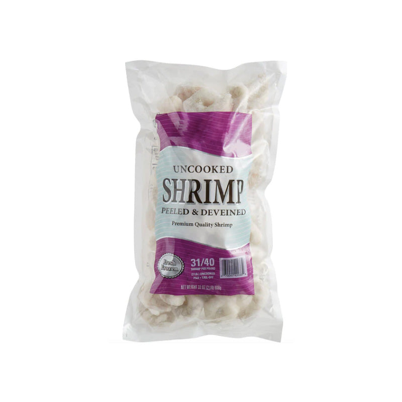 SHRIMP PEELED HEAD OFF NO TAIL 31/40