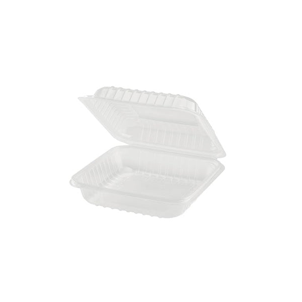 HINGED POLYPRO PLASTIC CONTAINER ~ 8 x 8
