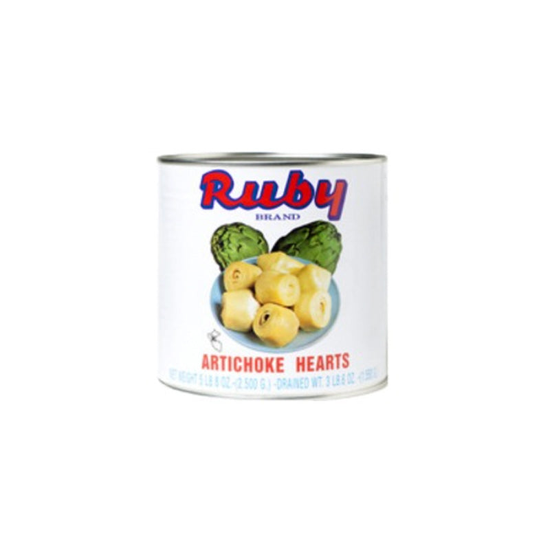 (RUBY) ARTICHOKE HEARTS ~ 6 * #10 CAN