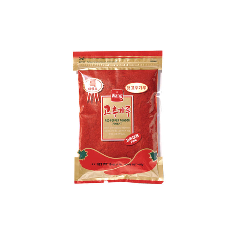 (WANG) FINE RED PEPPER POWDER - (왕) 고운 고추가루 ~ 10 X 3 LB