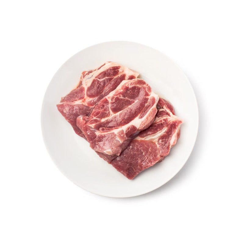 P.BUTT SLICED 5LB 돼지목살5X5)