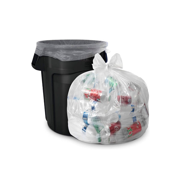 (MOHANSEN) CLEAR GARBAGE BAG ~ 39 GAL