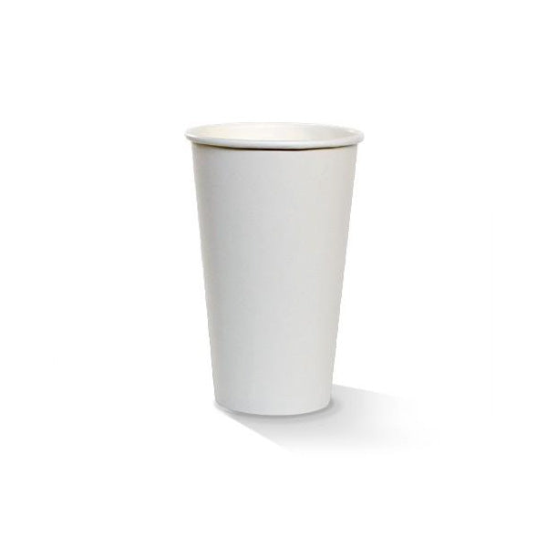 WHITE COFFEE CUP ~ 16 OZ