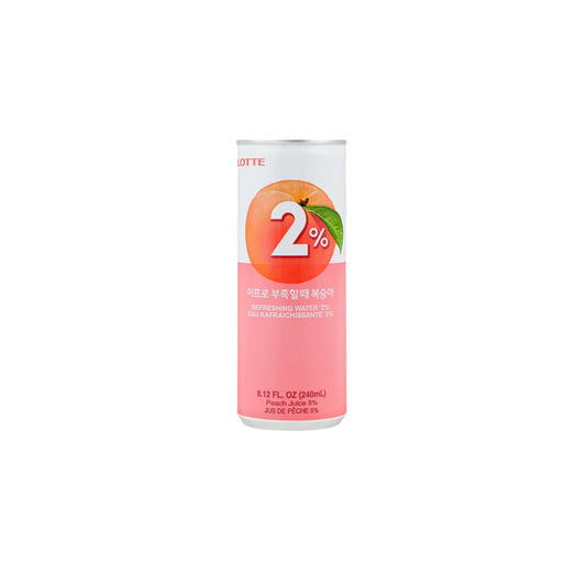 (LOTTE) 2% PEACH CAN