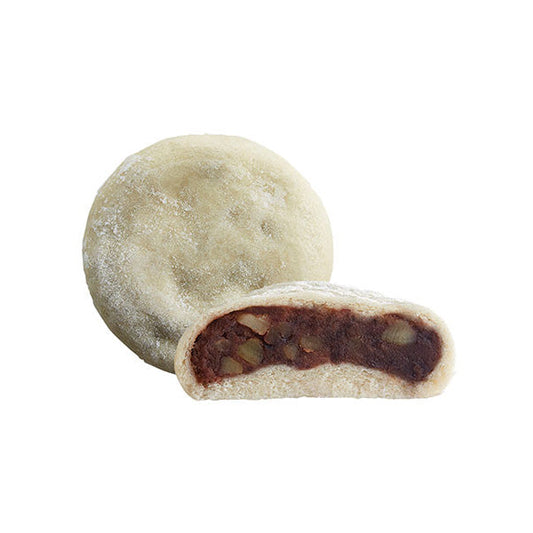 FLUFFY STEAMED BUNS WITH RED BEAN - 쌀찐빵