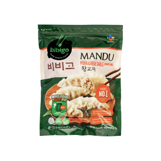 (BIBIGO) PORK DUMPLING - (비비고) 돼지고기 왕교자 만두