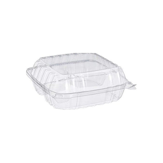 HINGED CLEAR TRAY ~ 9 INCH 3 COMPARTMENT [C90PS3]