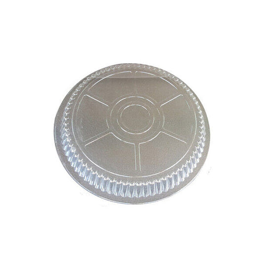 PLASTIC DOME LID FOR 8" ROUND ALUMINIUM CONTAINER