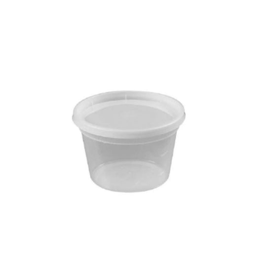 PLASTIC SOUP CUP + LID ~ 16 OZ
