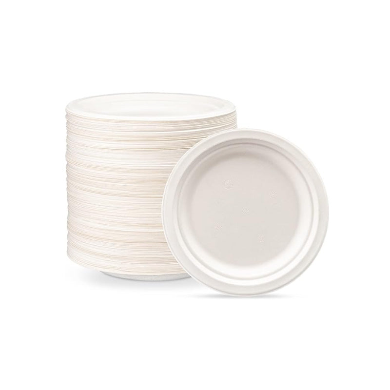 BAMBOO PAPER PLATE 7" ~ 1000 COUNT