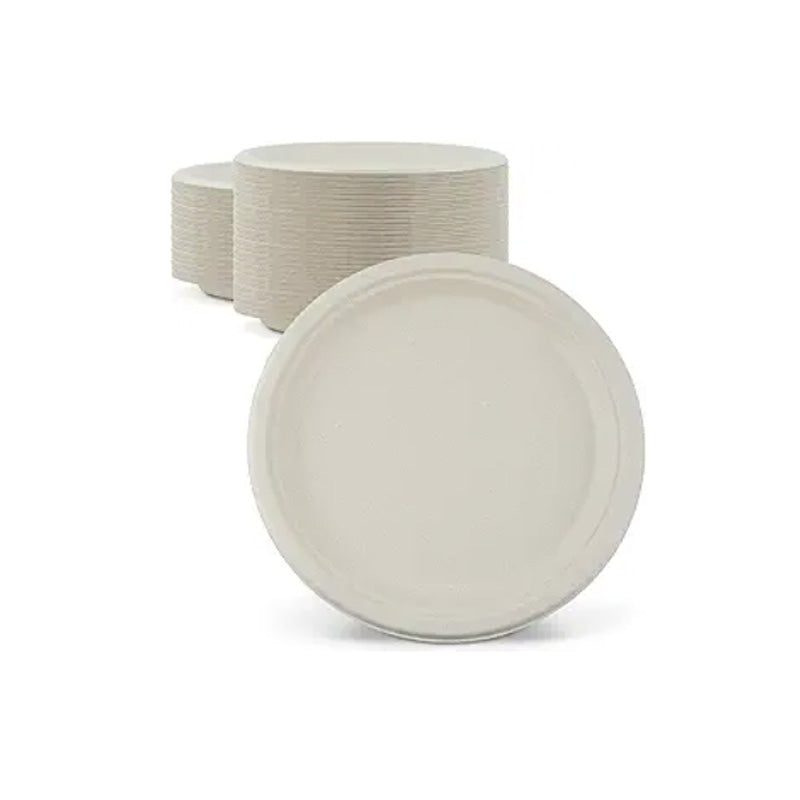 BAMBOO PAPER PLATE 9" ~ 500 COUNT