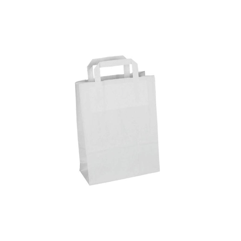 (EAGLE) SMALL WHITE SHOPPING BAG ~ 1/10