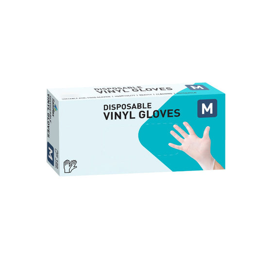 MEDIUM VINYL POWDER FREE GLOVES