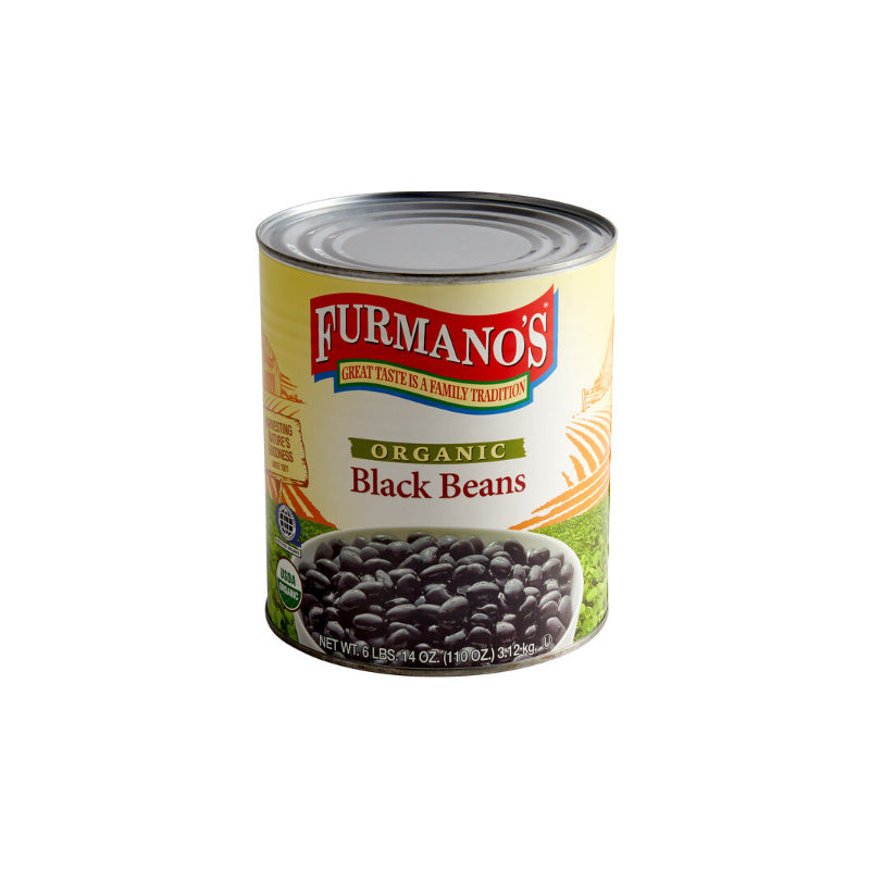 (FURMANO) BLACK BEAN ~ 6 * #10 CAN