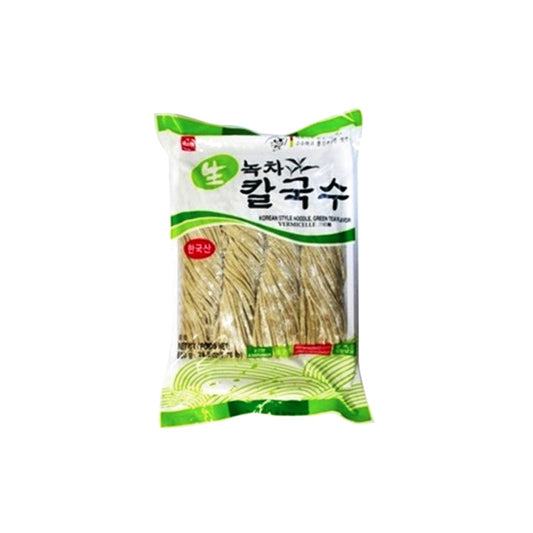 (HANSANG) FROZEN GREEN TEA NOODLE - (한상) 녹차 칼국수