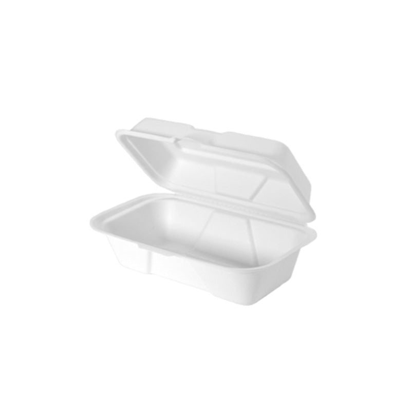 (GENPAK) BAGASSE FOOD CONTAINER ~ [HF206] 200 COUNT