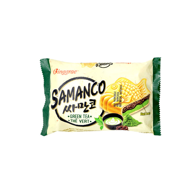 (BINGGRAE) GREEN TEA SAMANCO - (빙그레) 녹차 싸만코
