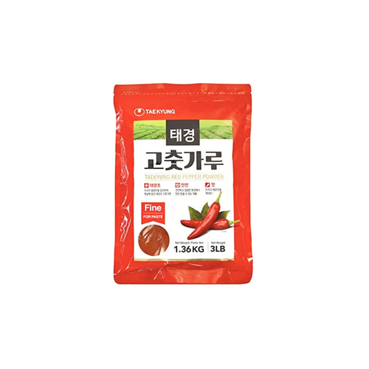 (TAEKYUNG) FINE PEPPER POWDER - (태경) 고운 고추가루 ~ 10 X 3 LB
