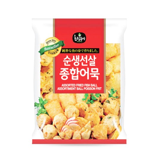 (CHORIPDONG) ASSORTED FRIED FISH BALL - (초립동) 순생선살 종합 어묵