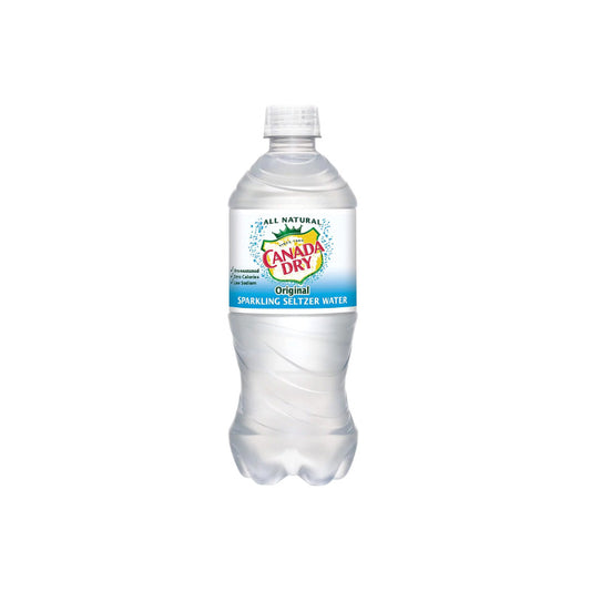 (CANADA DRY) BOTTLED SELTZER WATER