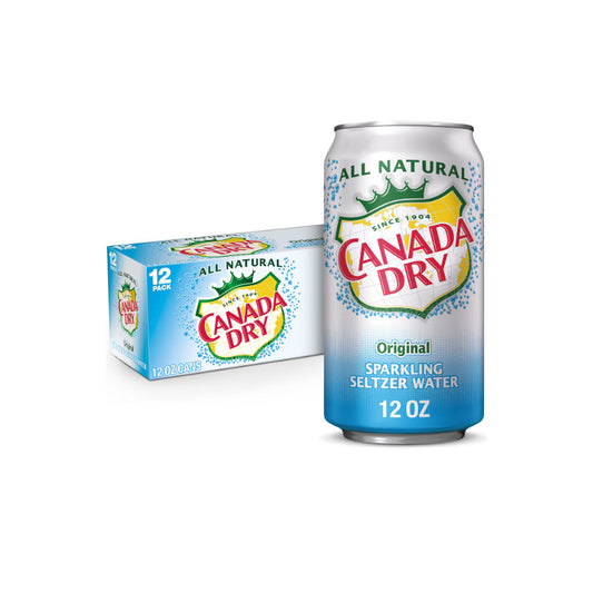 (CANADA DRY) CANNED SELTZER WATER