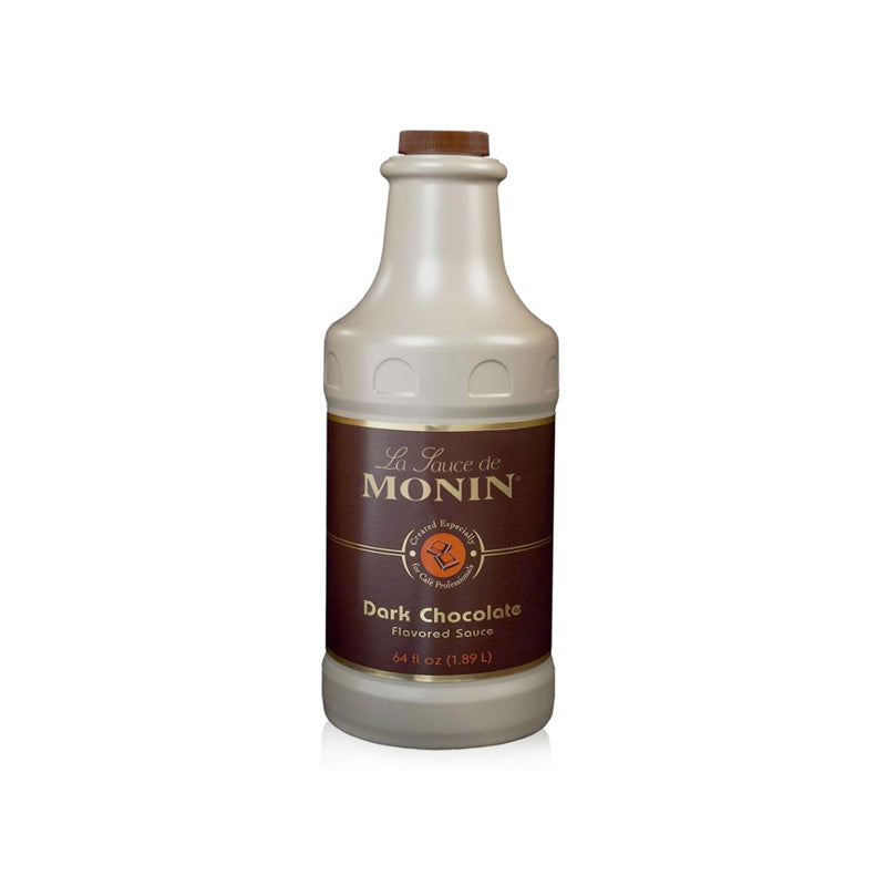 T-MONIN CHOCOLATE, DARK SAUCE 64OZ / 4
