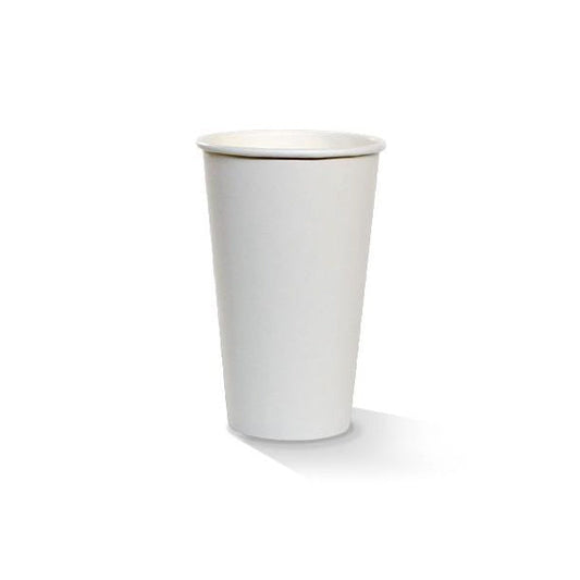 WHITE COFFEE CUP ~ 16 OZ